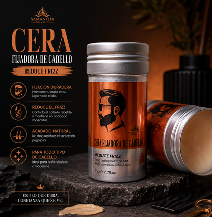 CERA FIJADORA DE CABELLO EN BARRA
