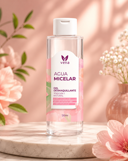 Agua Micelar Gel Vena 120 ml